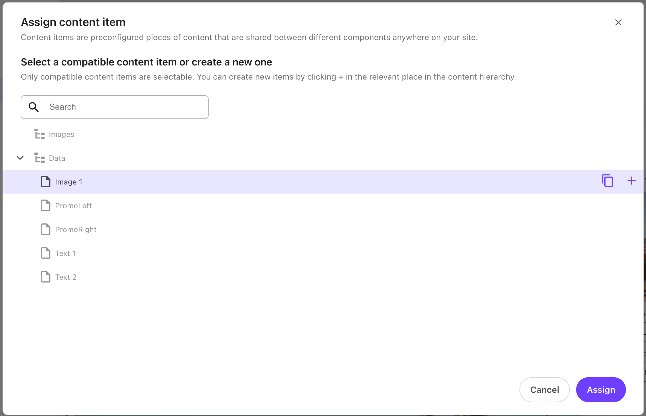 Improved content item search in the Page builder and more