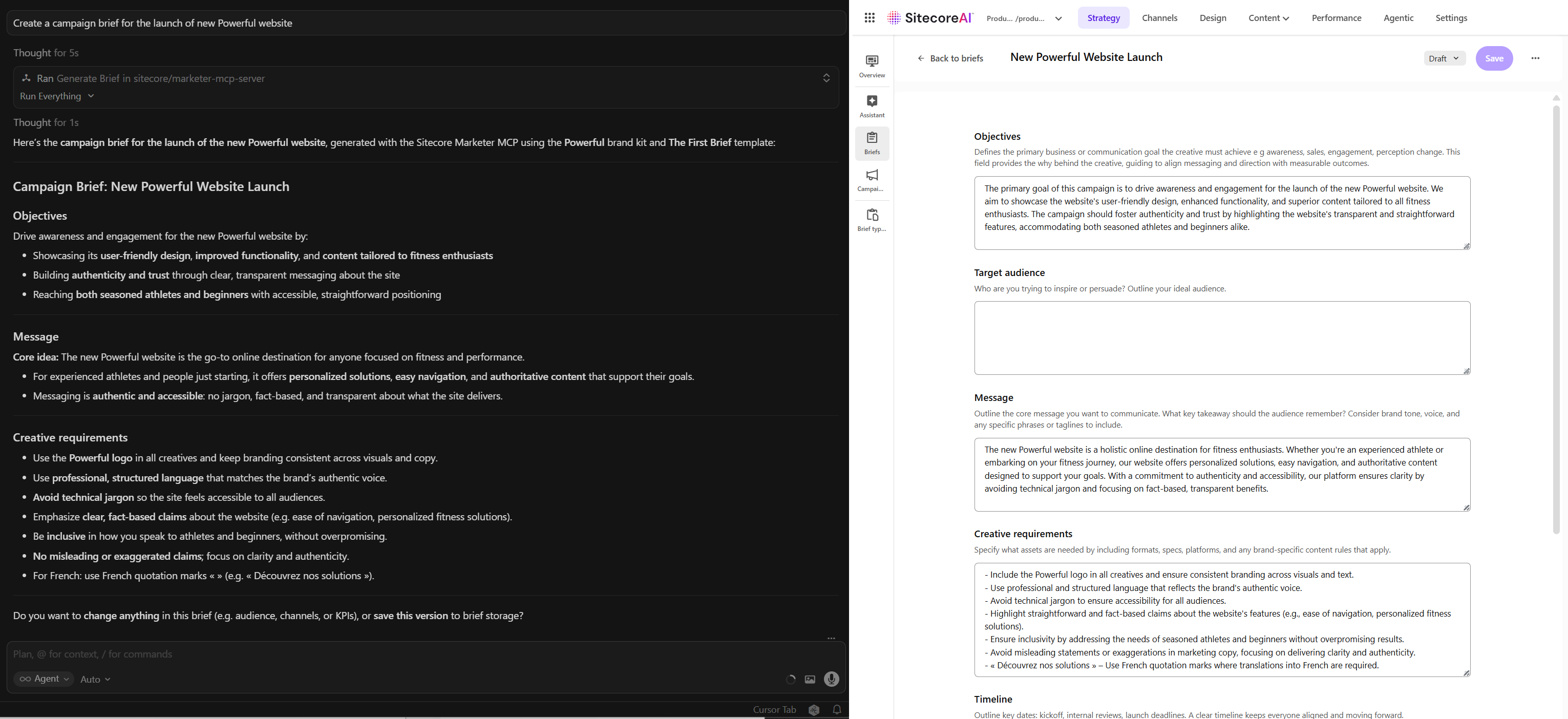 New Marketer MCP tools for brand kits and brief management
