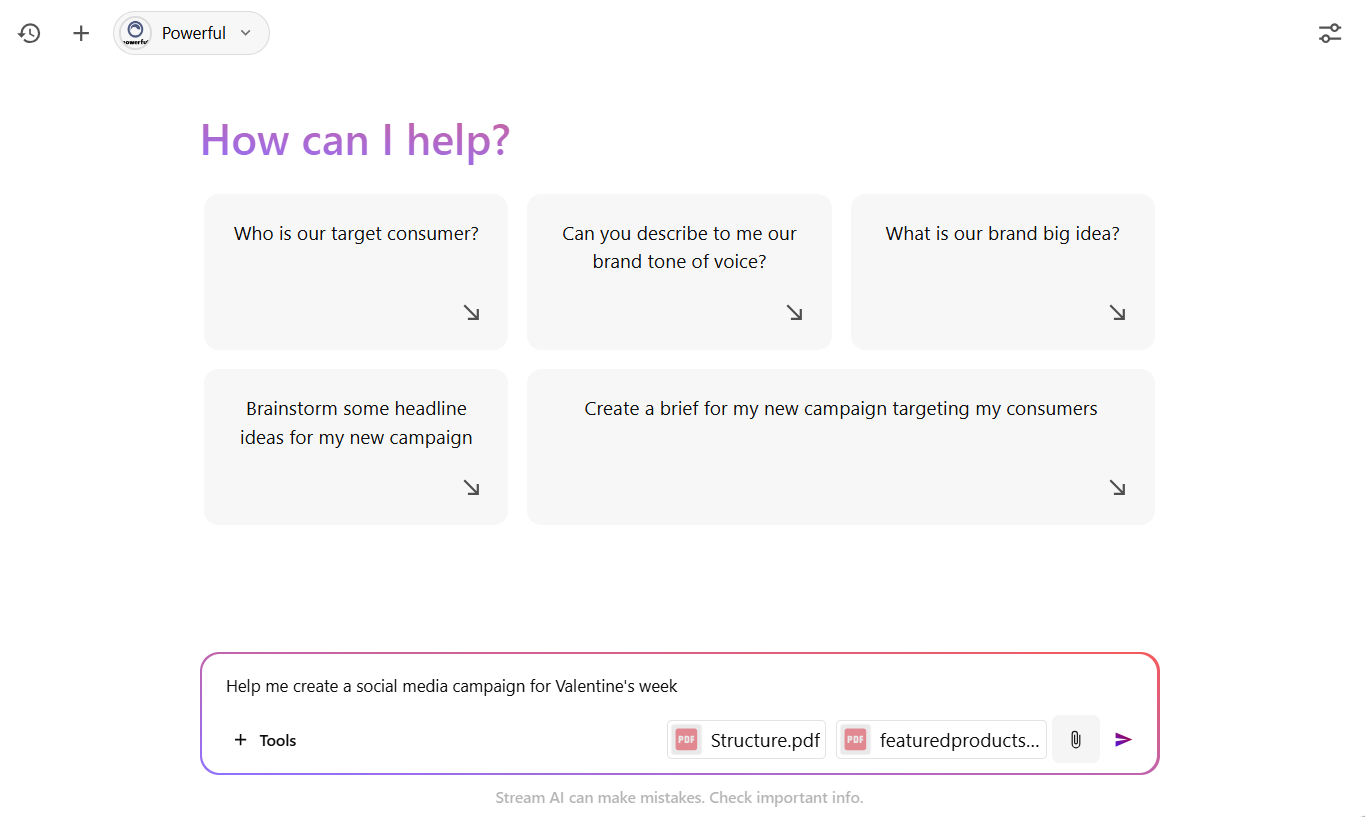 PDF file upload support now available in Brand Assistant