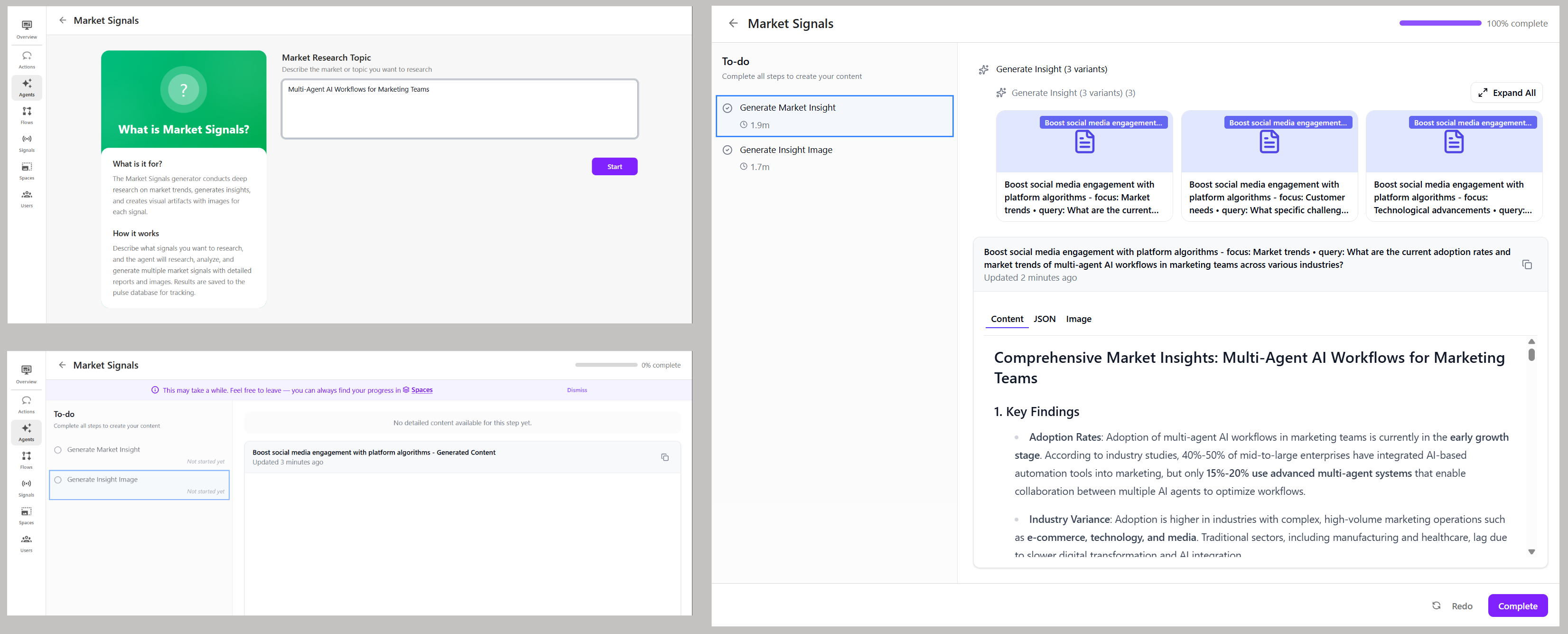 New features and improvements in Agentic studio
